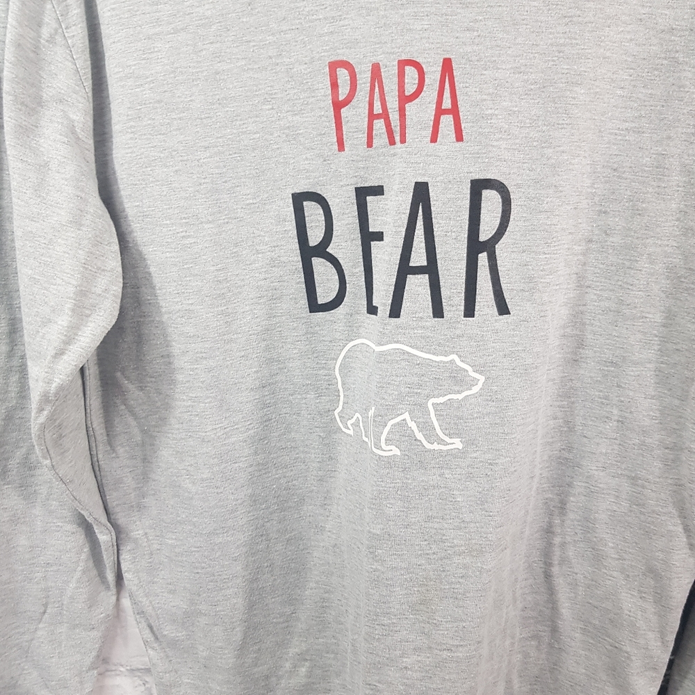 Holiday #FAMJAM "Papa Bear" 2 Piece PJ/Pajama Set - Picture 2 of 8
